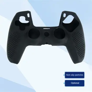 Anti-slip Silicone Pokrytie Pokožky na PS5 Radič Mäkké Prípade S Anti-protišmykové Body Palec Stick pre DualSense