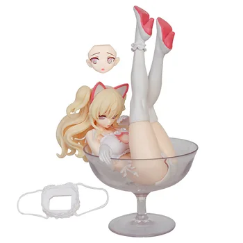 Víno Pohár Dievča Gk PVC Socha Akčná Figúrka Stôl Zberateľskú Anime Model Kid Hračka Údaje Darček