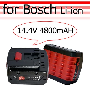 14,4 V BAT614 4800mAh Nahradiť Li-ion Batéria pre Bosch Elektrická Vŕtačka Skrutkovač BAT607