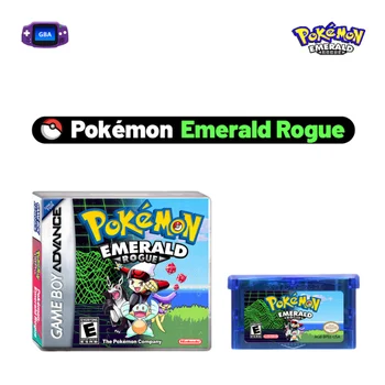 Nové GBA Hra Kazety Video, Herné Konzoly Karty Séria Pokemon Emerald Rogue anglická Verzia Kolekcia Dary, Hračky