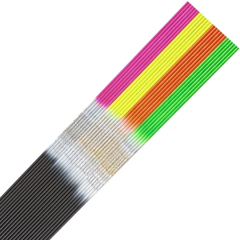 Lukostreľba Uhlíka Šípku Hriadeľ Fluorescenčné Farby Chrbtice 500 600 700 800 900 1000 ID4.2 mm Pre Zložené kordom