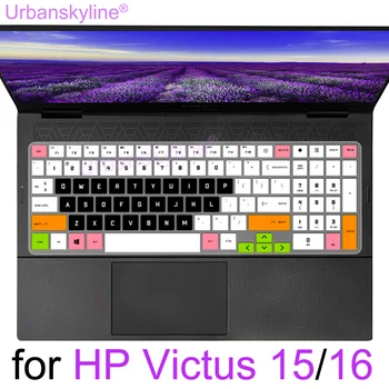 Kryt klávesnice pre HP Victus 15 16 15.6 16.1 palcový 15t 15z 16-d Herný Notebook Skin Protector Prípade Silikónové Príslušenstvo TPU 2022