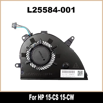 L25584-001 L25920-001 Pôvodný Pre HP 15-CS 15-CW Prenosný Chladiaci Ventilátor Chladiča Ventilátor Chladiča Radiátor Medenými 100% Testované