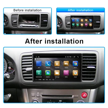 Pre Subaru Legacy 2003 2004 Roky 2005-2009 Android 10.0 Auto Rádio Stereo Prijímač Autoradio Multimediálny Prehrávač GPS Navi Vedúci Jednotky