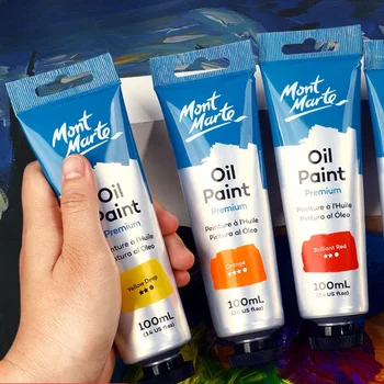 Olejové Farby 100 ml Skúmavky Profesionálne Ťažké Farby, Textúry Zmysel Maľovanie Materiál Plátno Pigmenty Umelecké potreby pre Umelcov