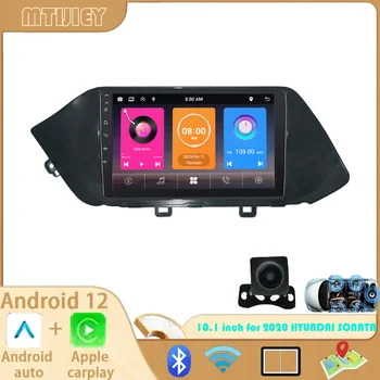 9 palcový Android Pre 12 2020 HYUNDAI SONATA UV Black LHD Carplay Auto Rádio Multimediálny Prehrávač GPS, WIFI 4G