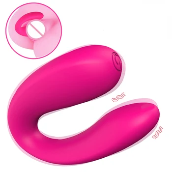 U Shape Dildo Vibrátor G-Spot Stimulátor Klitorisu Pár Vibrátor Pošvy, Masáž, Sex Hračky Pre Ženy Erotické Ženská Masturbácia