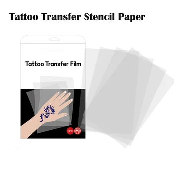 Prepisovací Papier Tetovanie Tepelnej Transparentné Tetovanie Prenos Filmu Sú Jasné a nebude Rub Mimo Ľahko Prenášať Stroj Príslušenstvo
