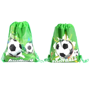 Futbal non-tkané šnúrkou taška batoh deti cestovné školy dekor darčekové tašky