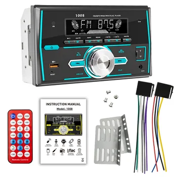 2Din Auto Stereo Rádio MP3, USB, BT, FM TF AUX Hráč In-dash Autoradio Auto Multimediálny Prehrávač Farebné svetlá
