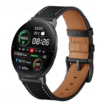Kožený pás Pre Xiao Mibro lite Popruh Smartwatch Mäkké watchband originálny Náramok Pre Xiao Mibro X1 Mibro Vzduchu / Farebný pás