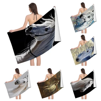 Domov vaňa uteráky pre telo uteráky Prírodné Zvierat Štýl vaňa rýchle sušenie mikrovlákna pláž uterák muž ženy veľké športové uterák