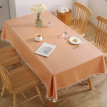 Anti scalding jedálenský stôl handričkou, obrus, písací stôl konferenčný stolík, textílie, umenie, TPU, bavlna, ľan, iny style, obdĺžnikový tvar