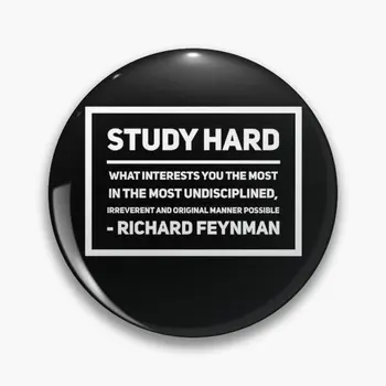 Richard Feynman Citát Soft Tlačidlo Pripnúť Odznak Brošňa Klopě Pin Ženy Šperky Roztomilý Golier Oblečenie Móda Zábavné Kreatívne Klobúk Milenca