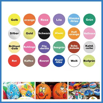 24 Farieb Dual-Tip Akryl Značky Nastavený pre Maľovanie na Kameň, Papier, Plátno, Sklo a Veľkonočné Vajcia, Premium Nepremokavé Farby Značky
