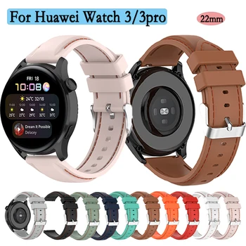 22 mm Silikónové Popruh Pre Huawei Pozerať na 3 Vysoko Kvalitné Náramok Watchband Pre Huawei Sledovať 3Pro