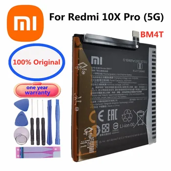 Xiao Mi 100% Originálne 4520mAh BM4T Náhradné Batérie Pre Xiao Redmi 10X Pro 5G Vysokej Kvality Chytrý Mobilný Telefón Bateria