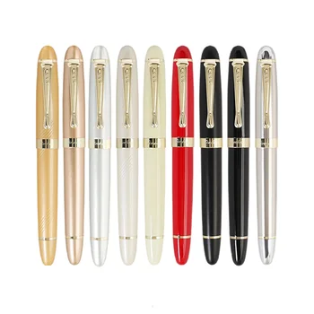Jinhao X450 Luxusné Plniace Pero krásne Kovové písanie atramentové Perá školy Kancelárske potreby Školské tlačivá darčeky pero pre študentov