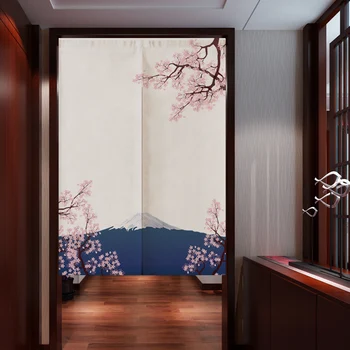 Japonský Ukiyo-e Kuchyňa Záclony Norenovi Bielizeň Dvere Záves pre Spálne, obývacia izba Domáce Dekorácie Prispôsobiteľné opony