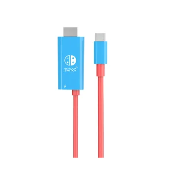 Pre Spínač Adaptér Kábel Typu C na Kompatibilný s HDMI Kábel Sieťovej Nabíjačky Prepínač USB C Rozbočovač pre Nintendo Prepínač Príslušenstvo