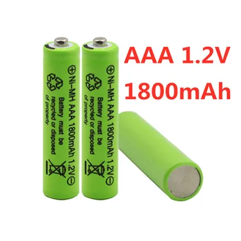 2022 Nové 1.2 V AAA 1800 mAh 1.2 V bateray recargable de Calidad Ni-MH 1,2 V bateray recargable 3A Baterias