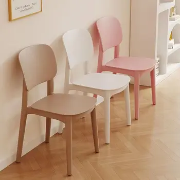 0662 Plastové stoličky, domov pribrala reštaurácia tabuľky, pohodlné a sedavý spôsob, obchodné moderný jednoduchý stolice s multi-purpos