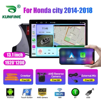 13.1 palcov autorádia Pre Honda city 2014-2018 Auto DVD, GPS Navigácie Stereo Carplay 2 Din Strednej Multimediálne Android Auto