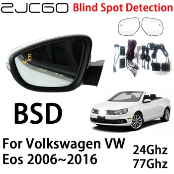 ZJCGO Auto BSD Radarový Výstražný Systém Blind Spot Detection, Bezpečnosti Jazdy Upozornenie pre Volkswagen VW Eos 2006~2016