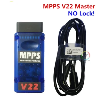MPPS V22 Nastaviť completo con adattatori Breakout cavo Tricore principale + TRICORE + variantným spustením OBD2 cavo diagnostico MPPS V21
