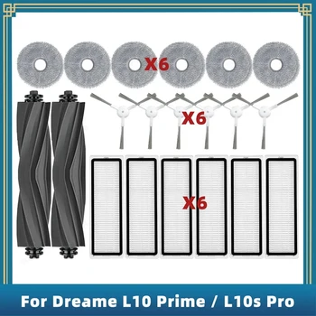 20PCS Náhradné Diely Pre Dreame Topánok L10 Prime / L10S Pro Vysávač Hlavné Bočné Kefa Hepa Filter Mop Handričkou
